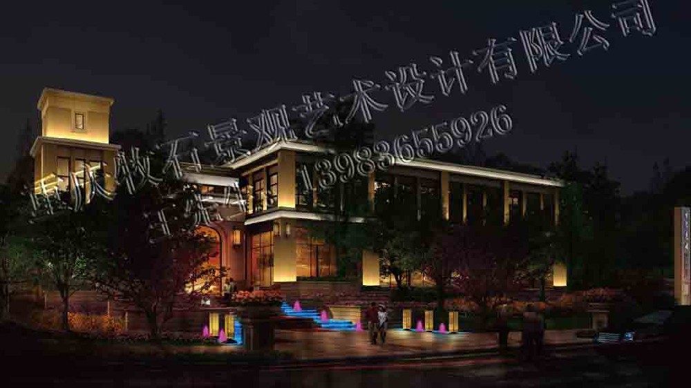 小區(qū)燈光效果