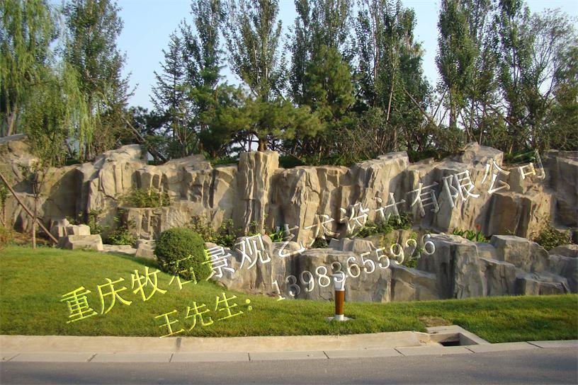 四川假山建造