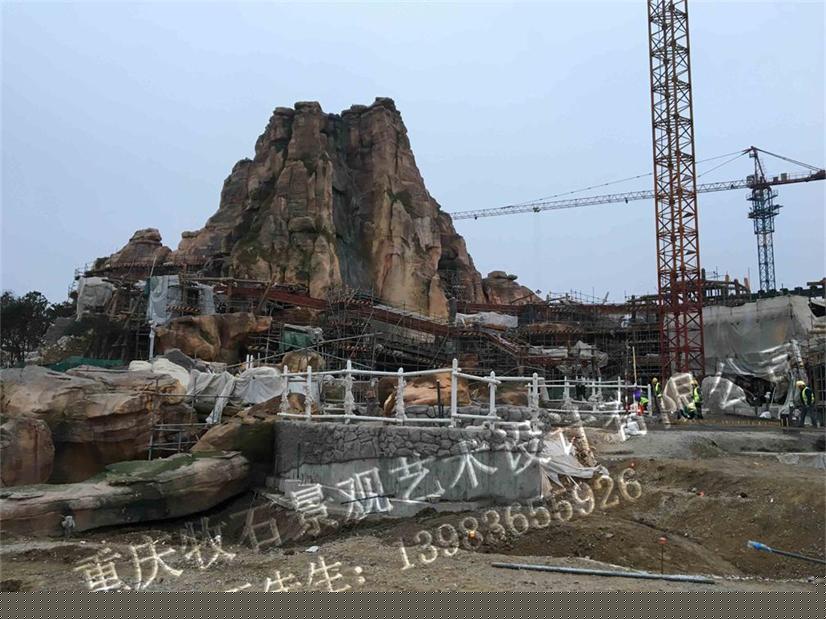 上海迪士尼假山